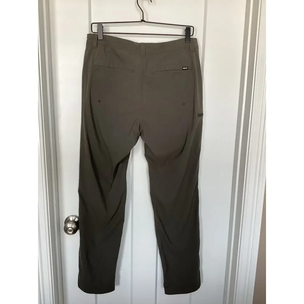 Rei Co-Op Men's Straight Leg Sahara Path‎ Pants Hiking Outdoor Green Size 32x30 - Picture 4 of 10